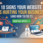 signs website hurting business